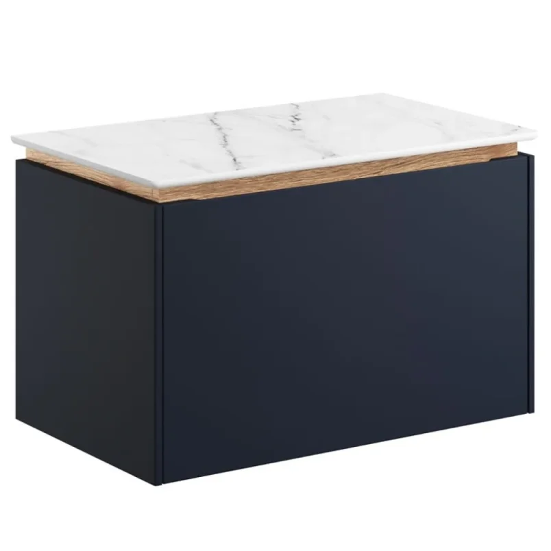 Crosswater Mada Basin Unit 600 Deep Indigo Blue detail view - Image 2