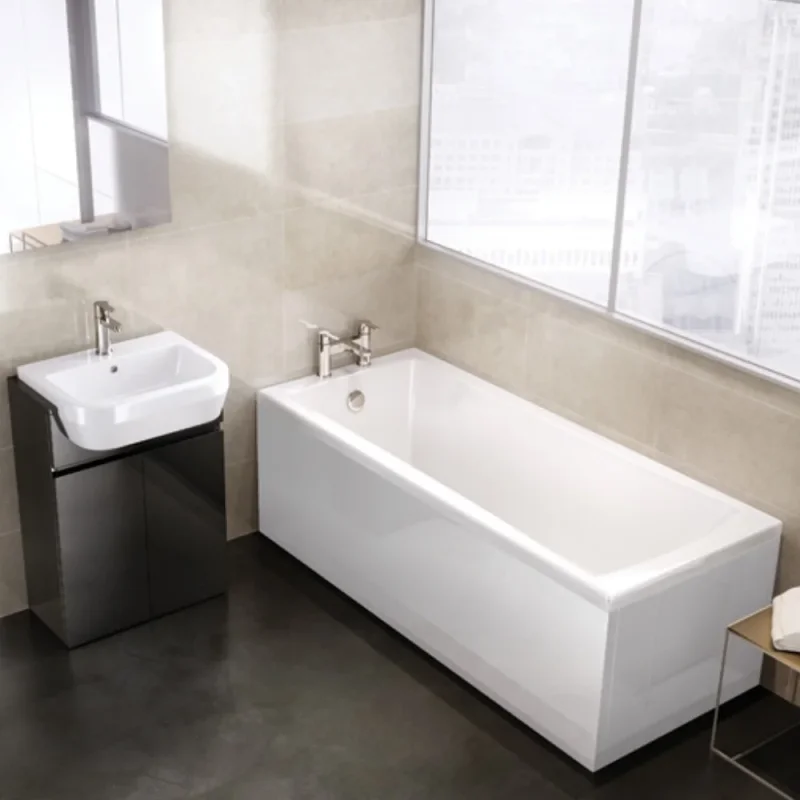 Britton Sustain 1800 X 800mm Single Ended Bath detail view - Image 3