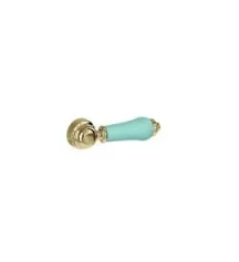 Burlington Cistern Lever Gold With Enchanted Blue Ceramic detail view - Image 2