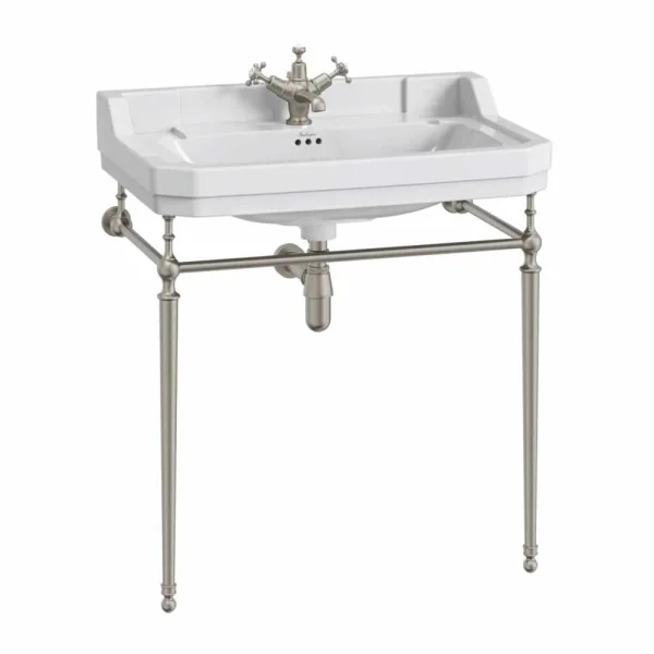 Burlington 80cm Basin Wash Stand Brushed Nickel