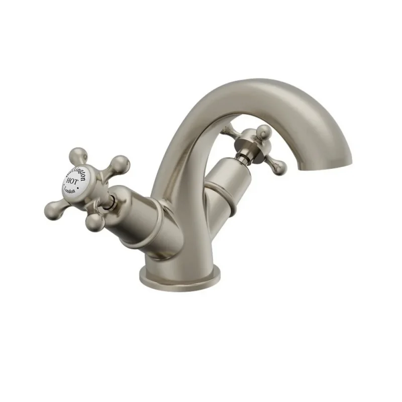 Burlington Claremont Basin Mono Brushed Nickel detail view - Image 2