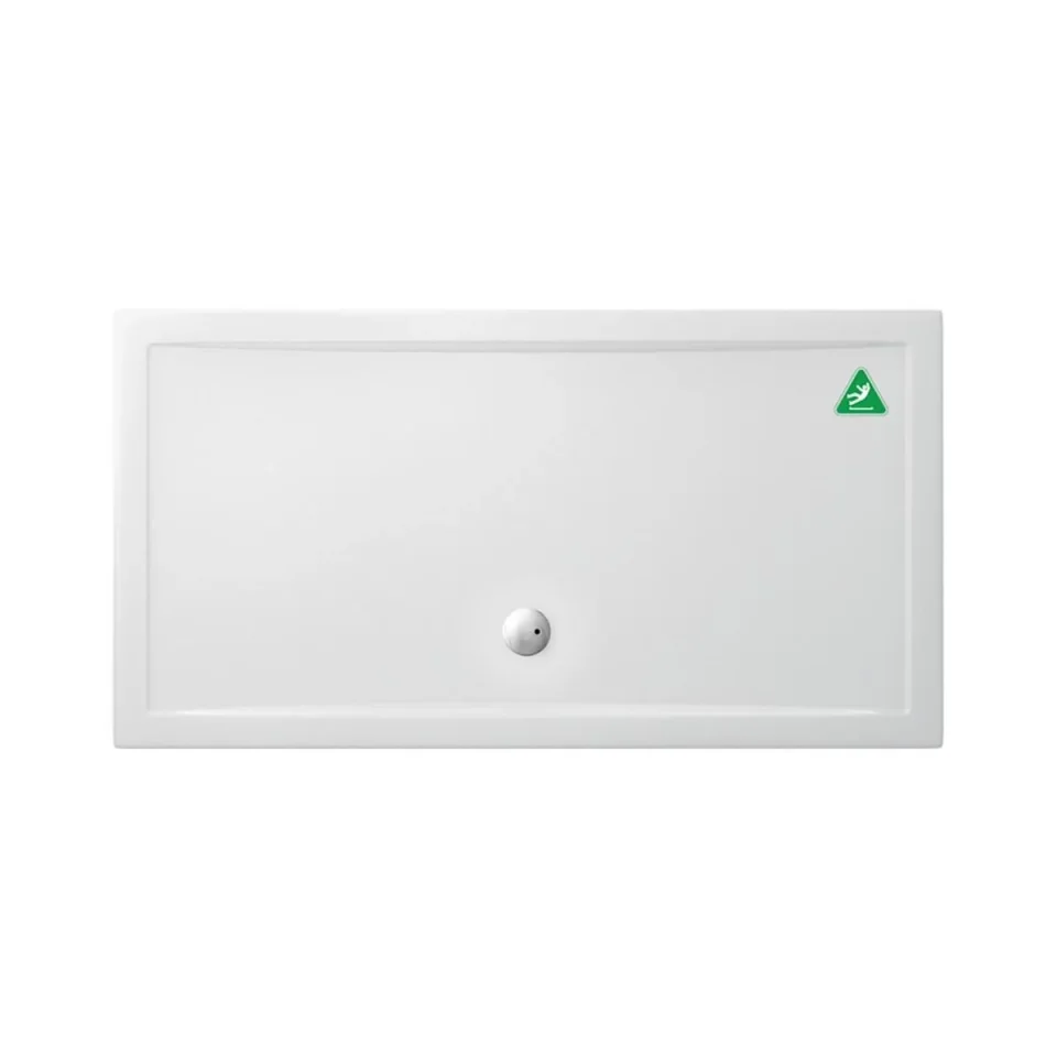 Britton Rectangular Shower Tray 900 X 1700mm Anti Slip detail view - Image 2