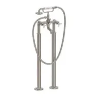 Burlington Guild Bath Stand Pipes Brushed Nickel product image - Image 2
