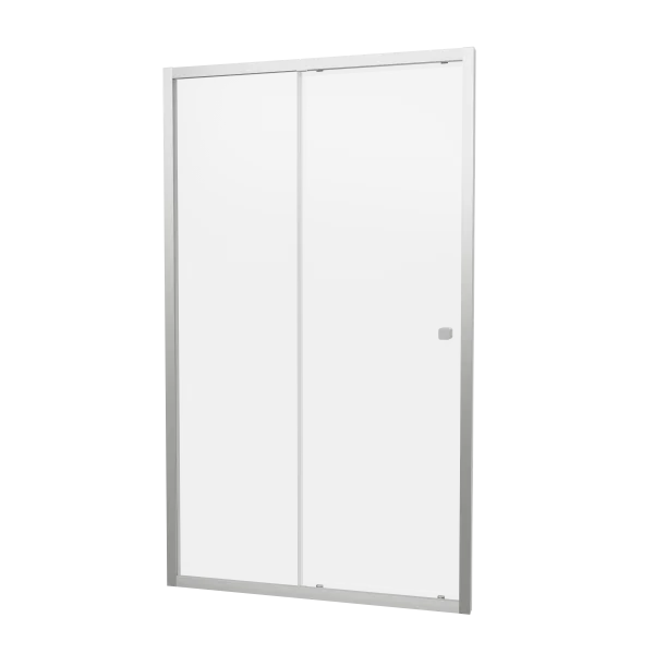 Crosswater Clear 6 Slider Single 1400 Box B Brushed Nickel