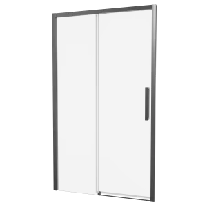 Crosswater Asura 8mm Sliding Door A 1100 Fixed Panel Slate