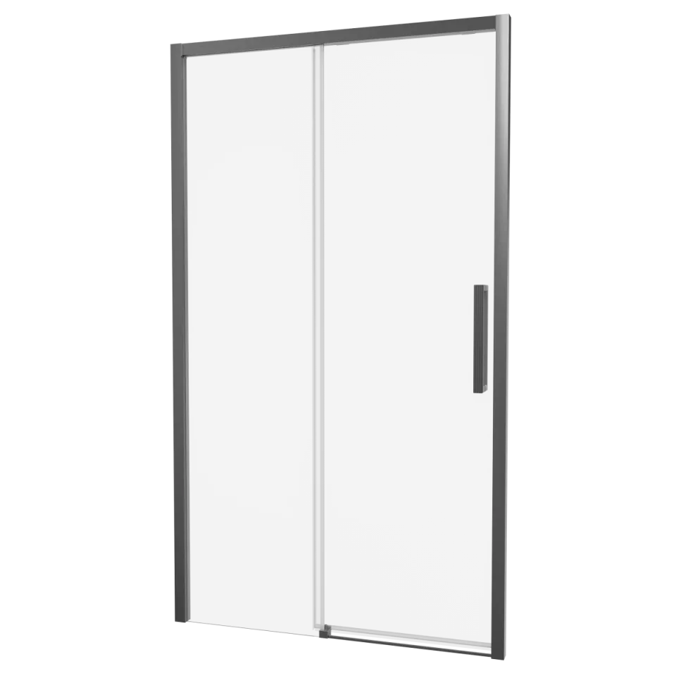 Crosswater Asura 8mm Sliding Door A 1100 Fixed Panel Slate product image - Image 1
