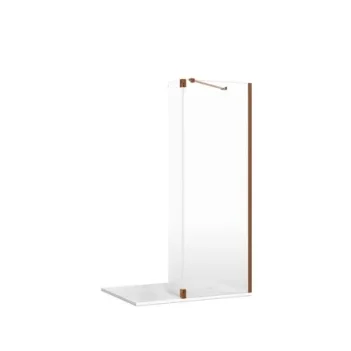 Crosswater Gallery Deflector Panel Hinge x2 Brushed Bronze detail view - Image 2