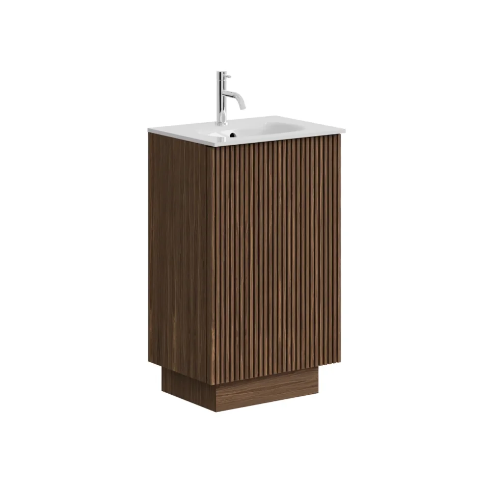 Crosswater Limit 500mm Floorstanding Door Unit Royal Walnut product image - Image 3