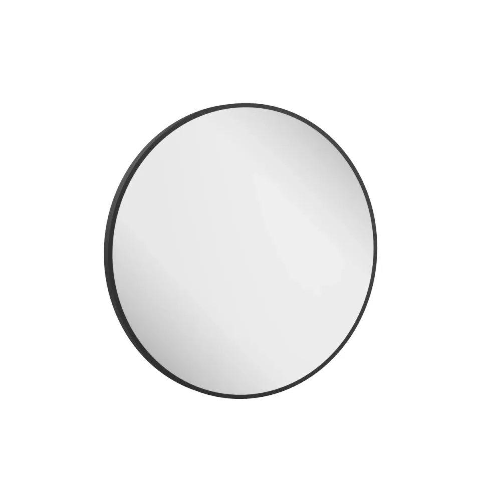 Crosswater Infinity Non-Illuminated Mirror 700 Matt Black detail view - Image 2