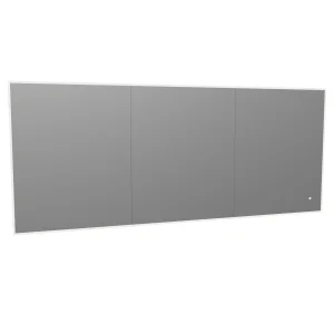 Faeber Edge 1800 Led 3 Door Illuminated Mirror Cabinet (recess Compatible)