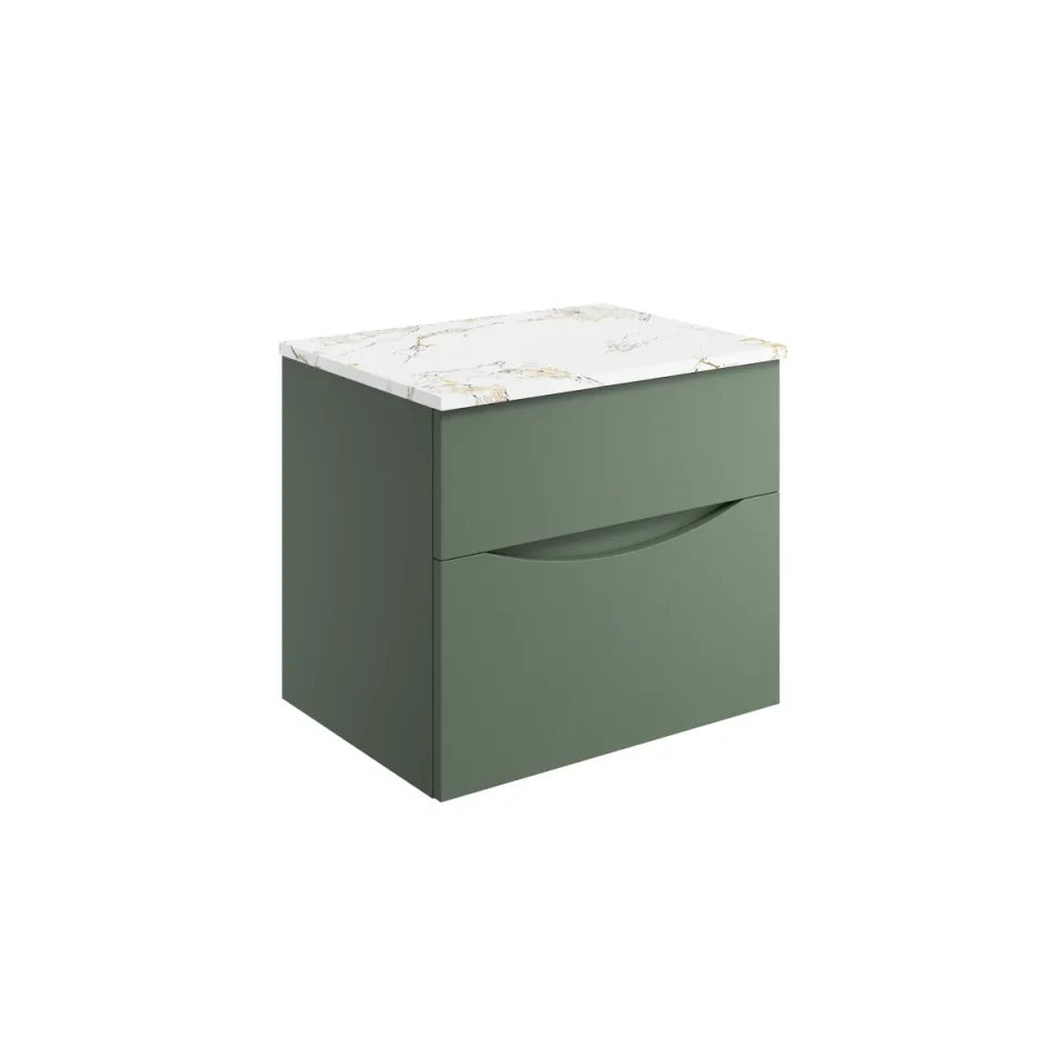 Crosswater Furniture Worktop 610 x 455mm Gold Estatuario product image - Image 3