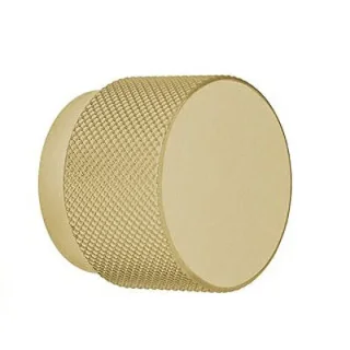 Crosswater Knurled Furniture Handle x 1 Brushed Brass detail view - Image 2