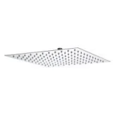 Crosswater Planet Square Fixed Head 200mm Chrome detail view - Image 2