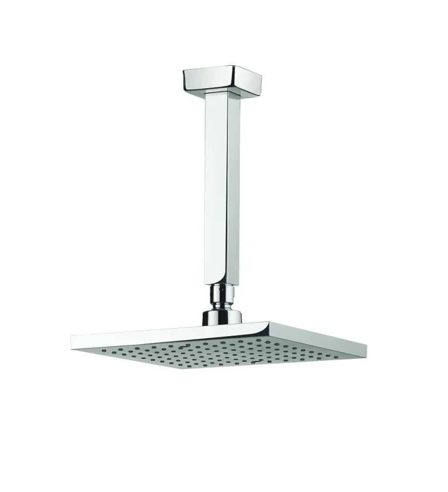 Crosswater Planet Square Fixed Head 200mm Chrome product image - Image 3