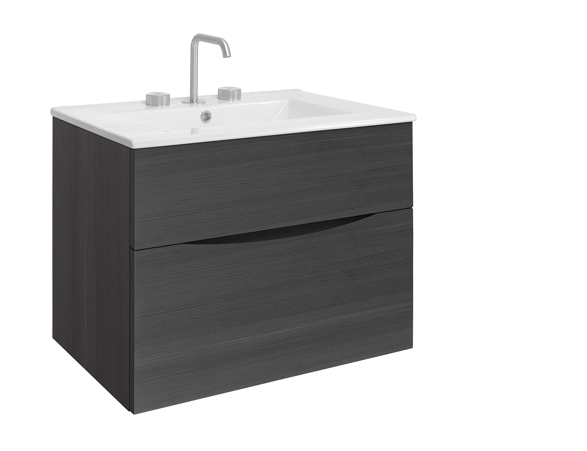 Crosswater Glide II Basin 700 Ceramic 3TH White Gloss