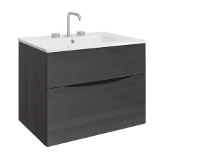 Crosswater Glide II Basin 700 Ceramic 3TH White Gloss
