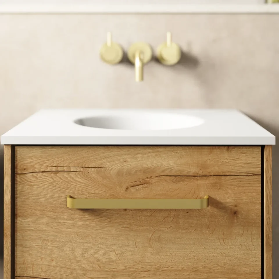 Crosswater Infinity Handle Brushed Brass detail view - Image 4