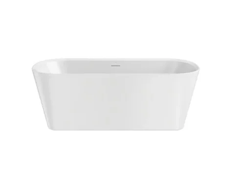 Crosswater Carne Free Standing Bath with Overflow and Waste 1700 x 750mm Gloss White product image - Image 5