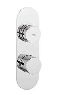 Crosswater Central 1501 Shower Thermostatic Back Plate Etched Chrome product image - Image 2