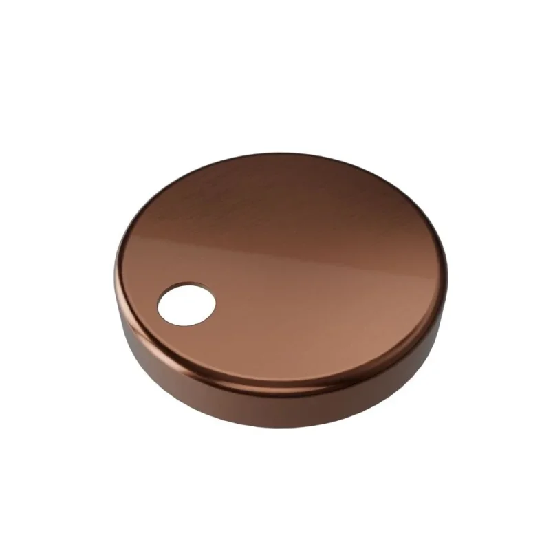 Crosswater Glide II Decorative Hinge Cover Brushed Bronze detail view - Image 2
