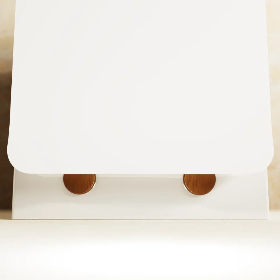 Crosswater Glide II Decorative Hinge Cover Brushed Bronze detail view - Image 4