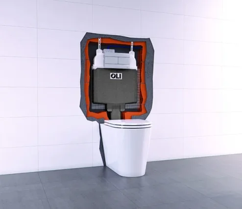 Oli Oli74 Plus Direct Mechanical Concealed Cistern TD detail view - Image 3