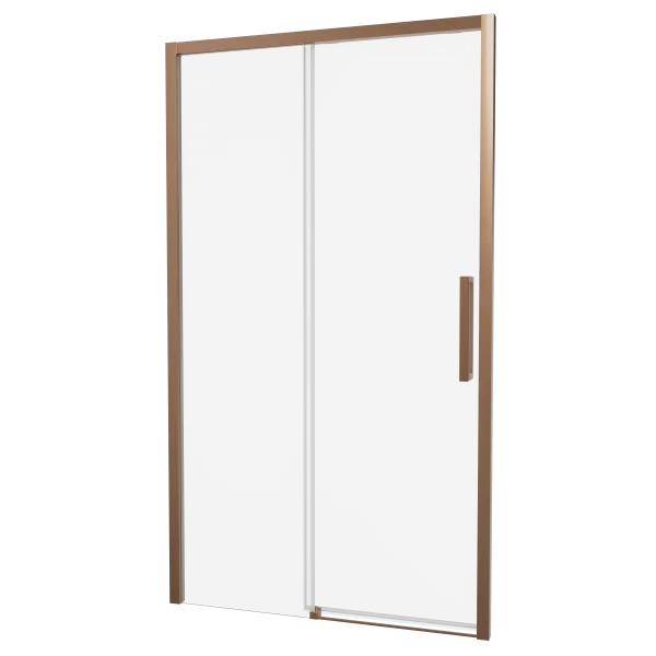 Crosswater Asura 8mm Sliding Door A 1100 Fixed Panel Brushed Bronze