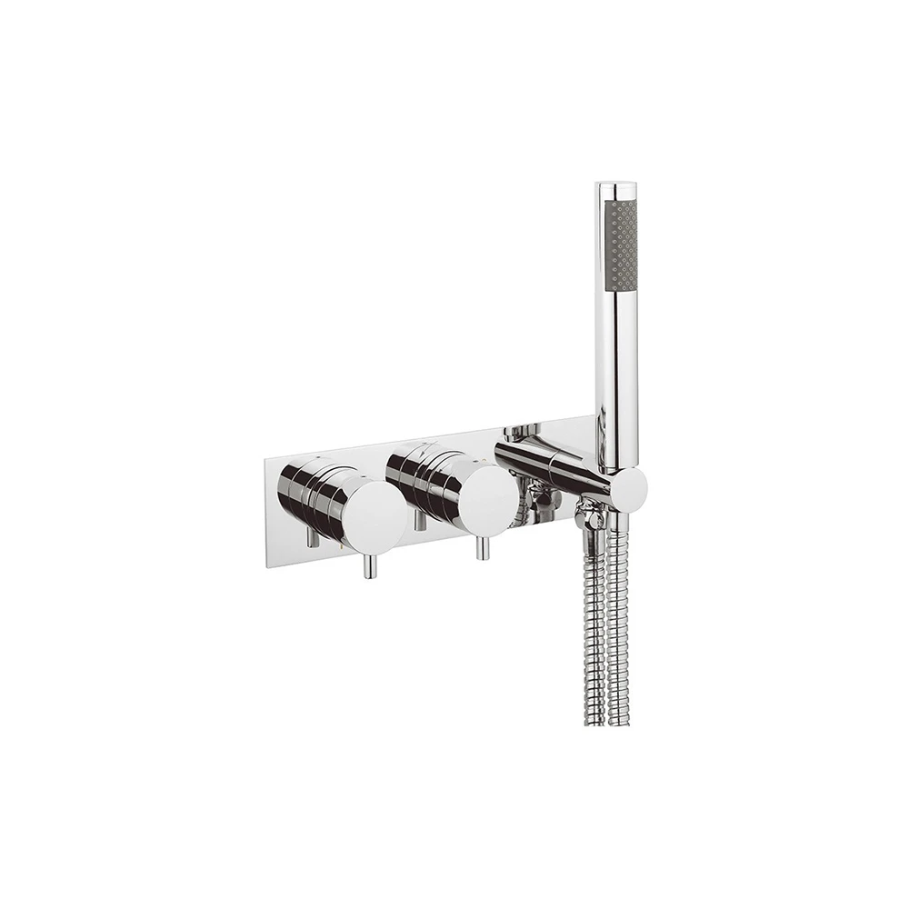 Crosswater Kai 2 Handle Trimset with Handset & Hose (must be paired with WLBP1501RC_V2) Chrome