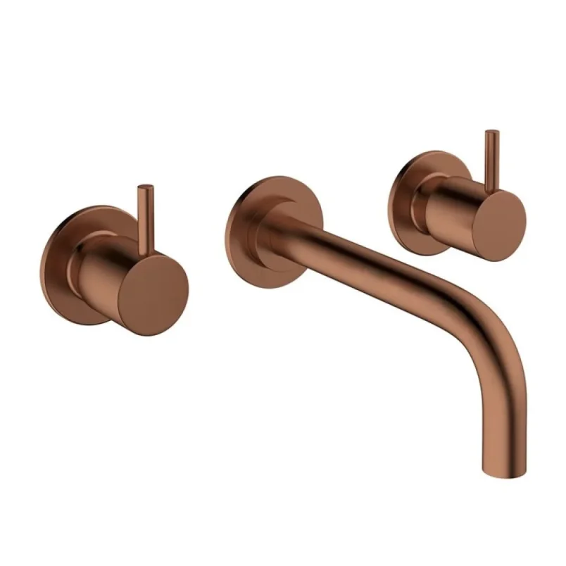 Crosswater MPRO Basin 3 Hole Trim Set Bronze detail view - Image 3