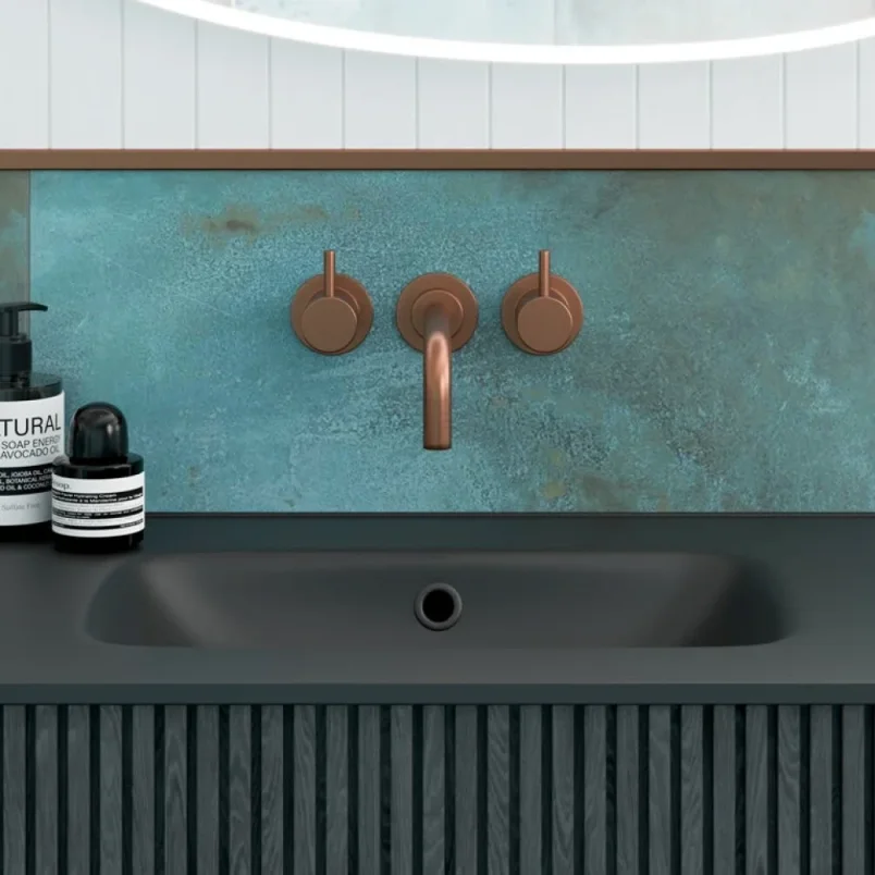 Crosswater MPRO Basin 3 Hole Trim Set Bronze product image - Image 4