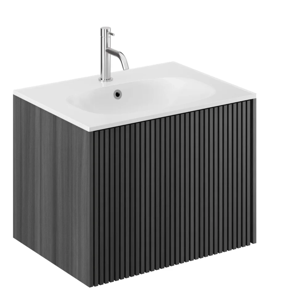Crosswater Limit Single Drawer Unit 600 Steelwood/Anthracite product image - Image 4
