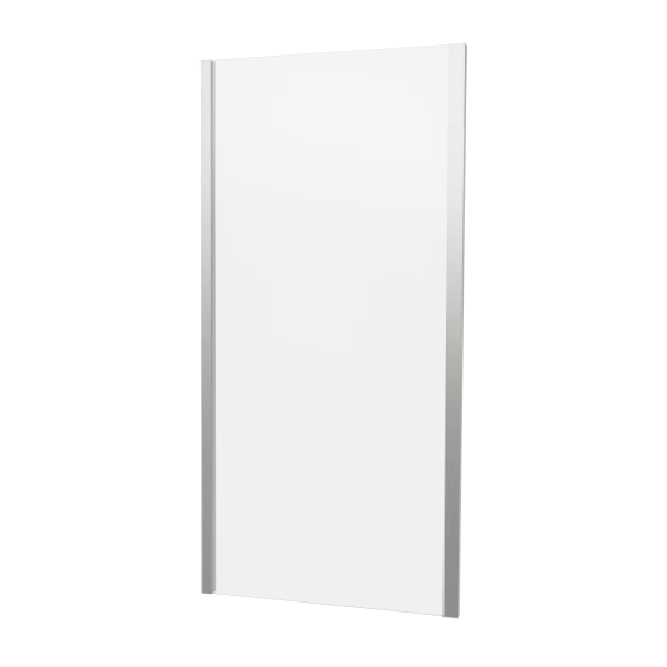 Crosswater Clear 6 Side Panel 760 Brushed Nickel
