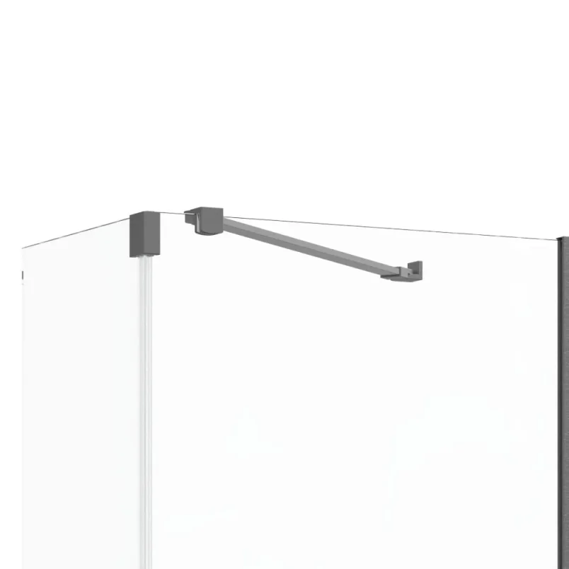 Crosswater Gallery Angled Brace Bar Slate detail view - Image 2