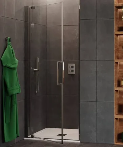 Crosswater Optix Side Panel for Pivot Door 900 Slate detail view - Image 2