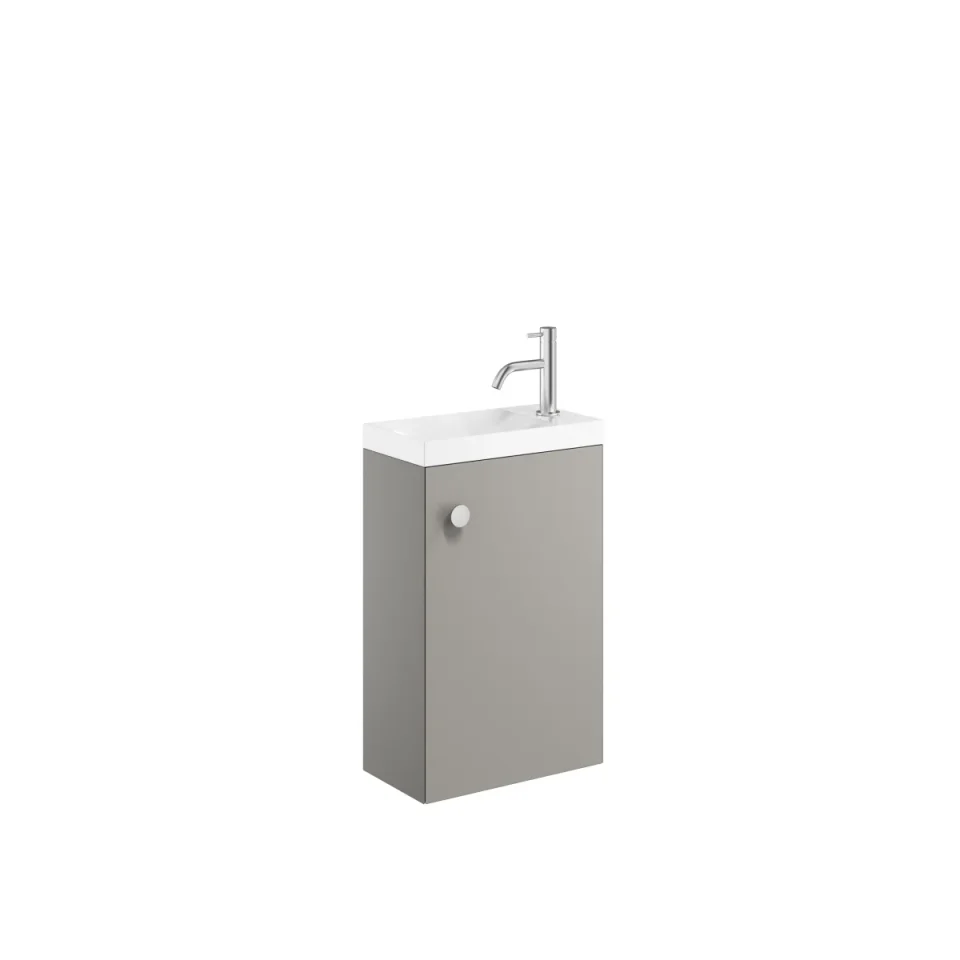 Crosswater Alo Cloakroom Unit 400 x 220mm Storm Grey product image - Image 3