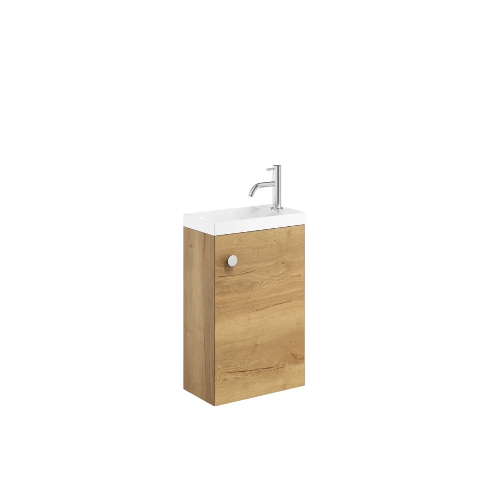 Crosswater Alo Cloakroom Unit 400 x 220mm Windsor Oak product image - Image 3