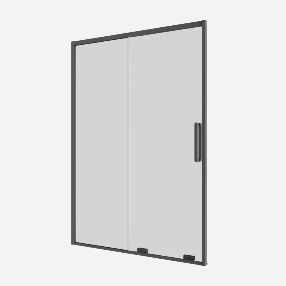 Crosswater Optix Soft Close SlidIng Door 1400 Slate product image - Image 3