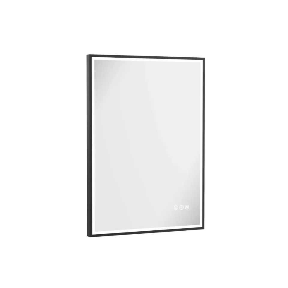 Crosswater MPRO Lit Mirror 500 x 700mm Matt Black detail view - Image 2