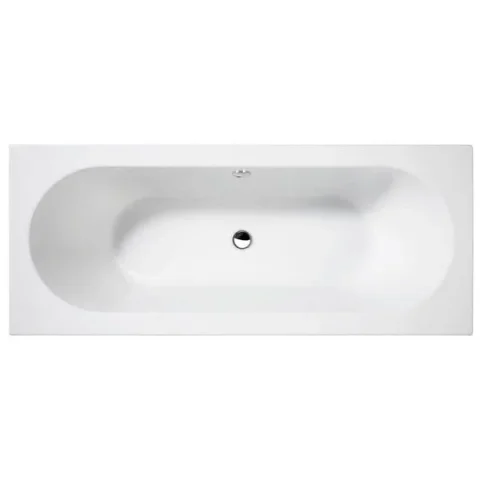 Crosswater Verge Double Ended Acrylic Bath 1700 x 750mm detail view - Image 2