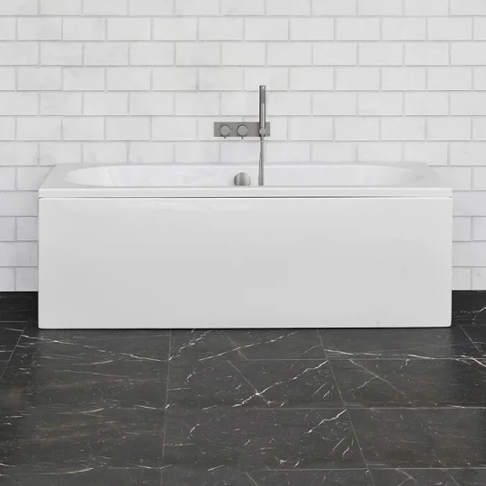 Crosswater Verge Double Ended Acrylic Bath 1700 x 750mm product image - Image 5