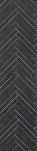 Burlington Black Velvet Herringbone Tile Wall Panel 600 X 2400 Proclick