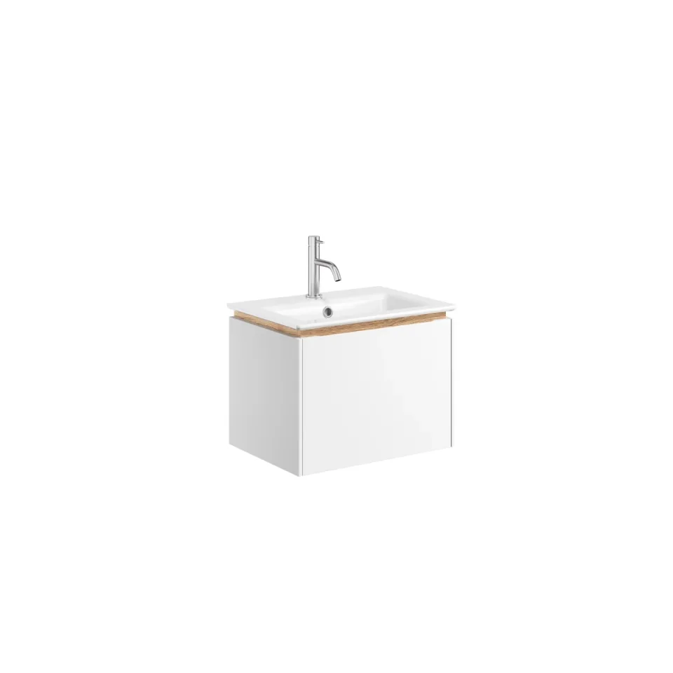 Crosswater Mada Basin Unit 500 Matt White product image - Image 3