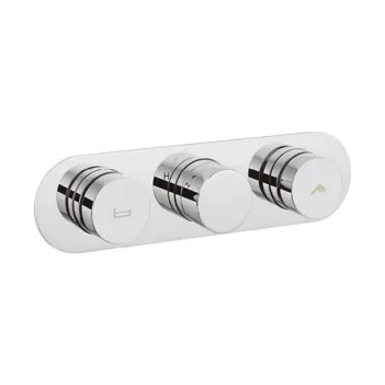 Crosswater Push Button Thermo Valve Bath Chrome product image - Image 2