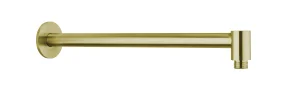 Crosswater 3ONE6 Shower Arm 350mm Stainless Brushed Brass Effect