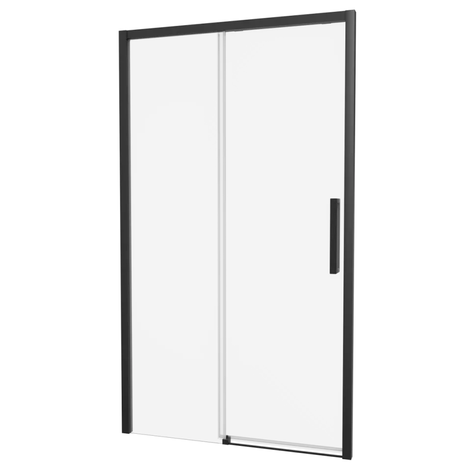Crosswater Asura 8mm Sliding Door B 1300 Moving Door Matt Black product image - Image 1