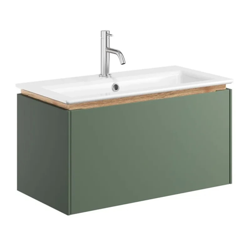 Crosswater Mada Basin Unit 700 Sage Green detail view - Image 2