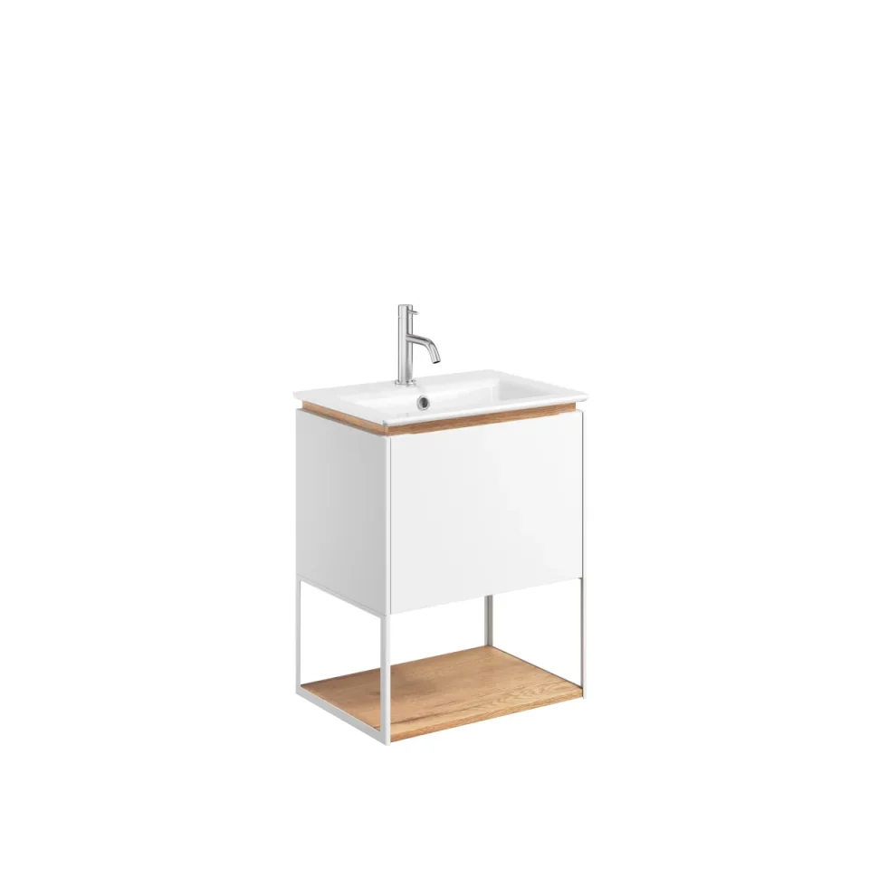 Crosswater Mada Shelf & Frame 500 Matt White product image - Image 5