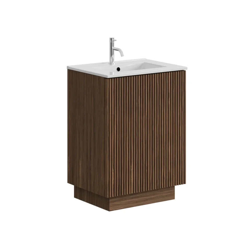 Crosswater Limit 600mm Floorstanding Door Unit Royal Walnut product image - Image 3