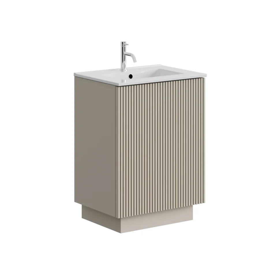 Crosswater Limit 600mm Floorstanding Door Unit Warm Stone product image - Image 3