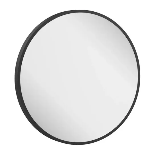Crosswater Infinity Non-Illuminated Mirror 500 Matt Black detail view - Image 3